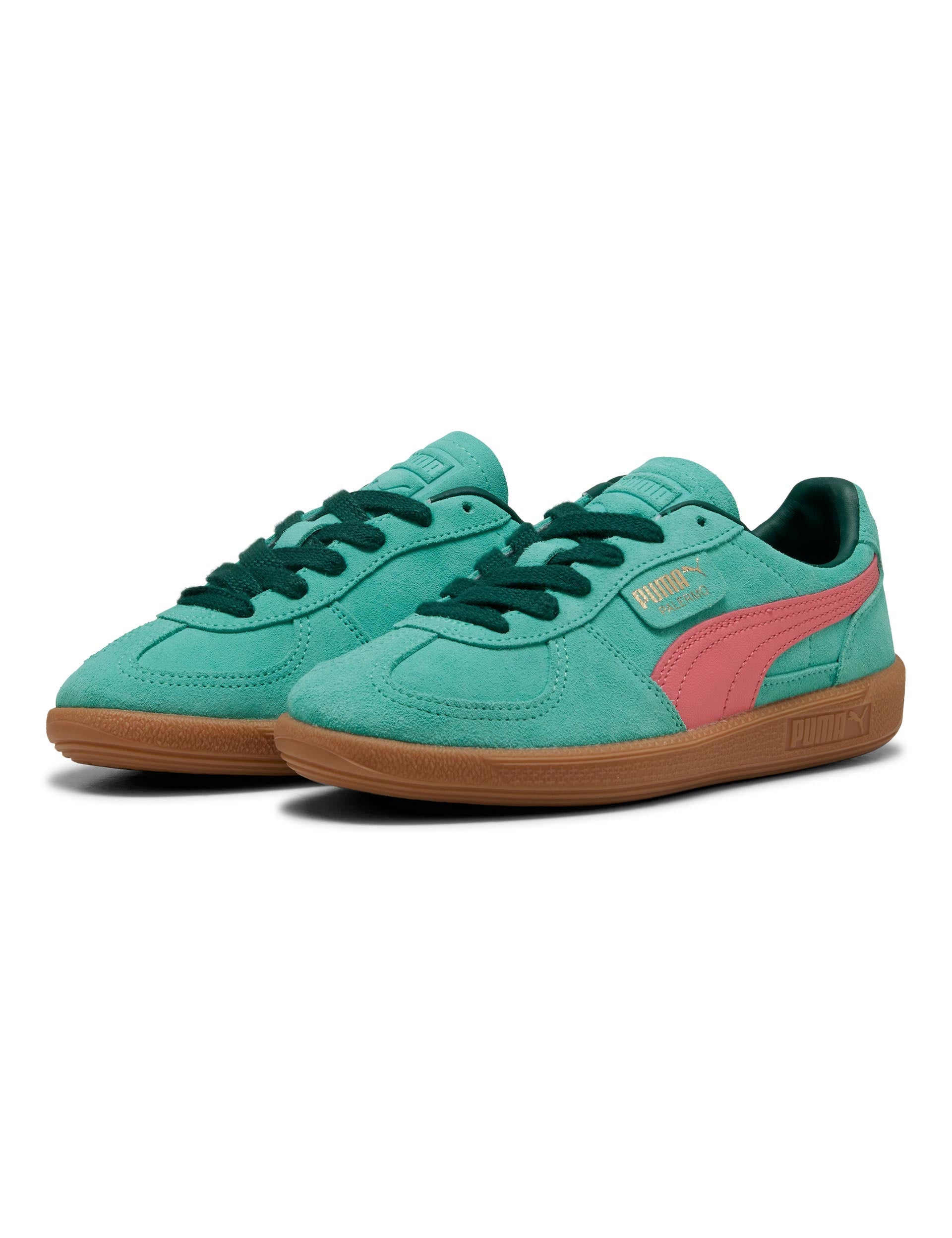 Palermo Sneakers for Men & Women - Comfortable Lightweight Walking Shoes in Aquatic/Dark Myrtle - Perfect for Running, Gym Workouts & Casual Wear