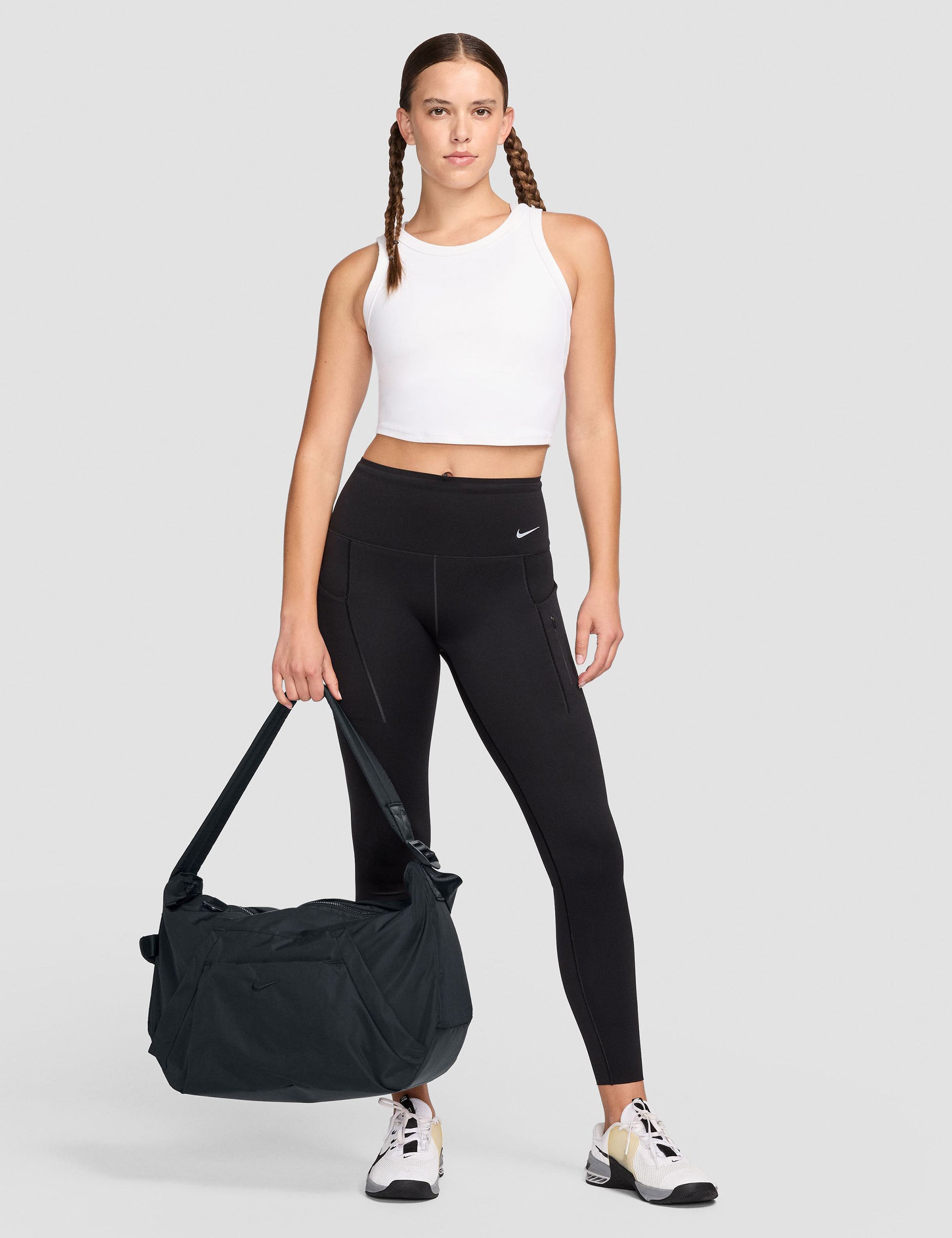 Stylish and Durable Black & Iron Grey Tote Bag for Women - Perfect for Shopping, Beach, Work, and Everyday Use