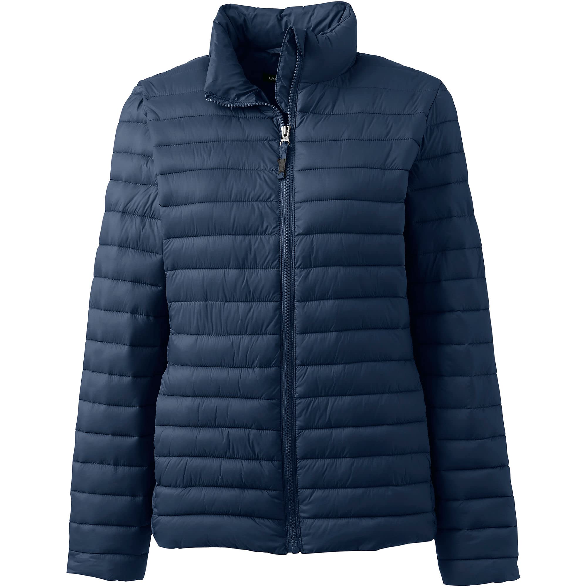 Lands' End Women's ThermoPlume Jacket - Insulated School Uniform Coat for Cold Weather - Perfect for Winter Classrooms & Outdoor Activities