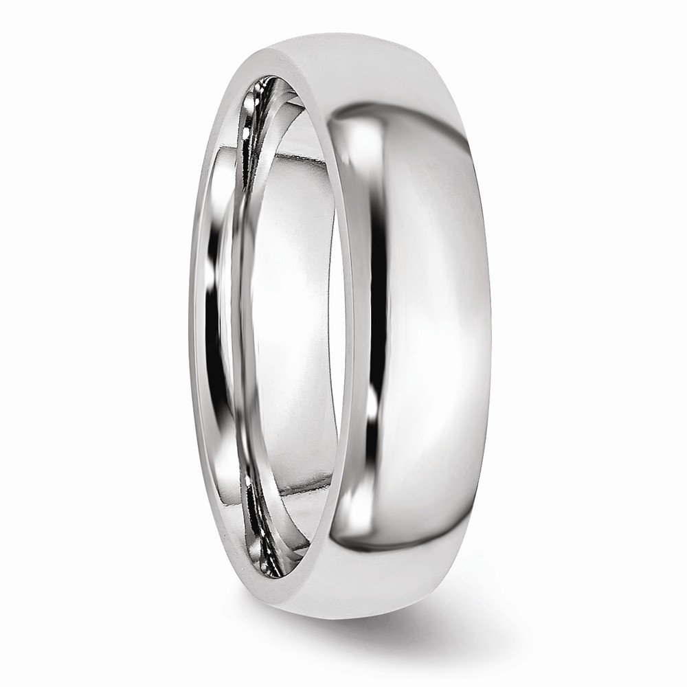 Solid Cobalt 6mm Plain Classic Wedding Band Ring for Men - Durable & Hypoallergenic Wedding Ring for Groom, Engagement, Anniversary - Perfect for Everyday Wear & Special Occasions