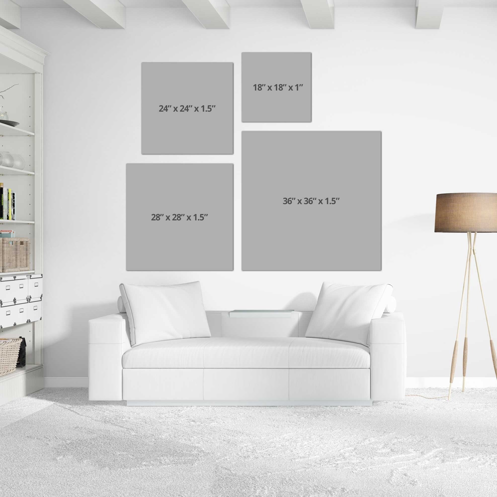 A Mindful Garden by Duy Huynh - Premium Canvas Wall Art Print for Home & Office Decor - Perfect for Living Room, Bedroom or Meditation Space