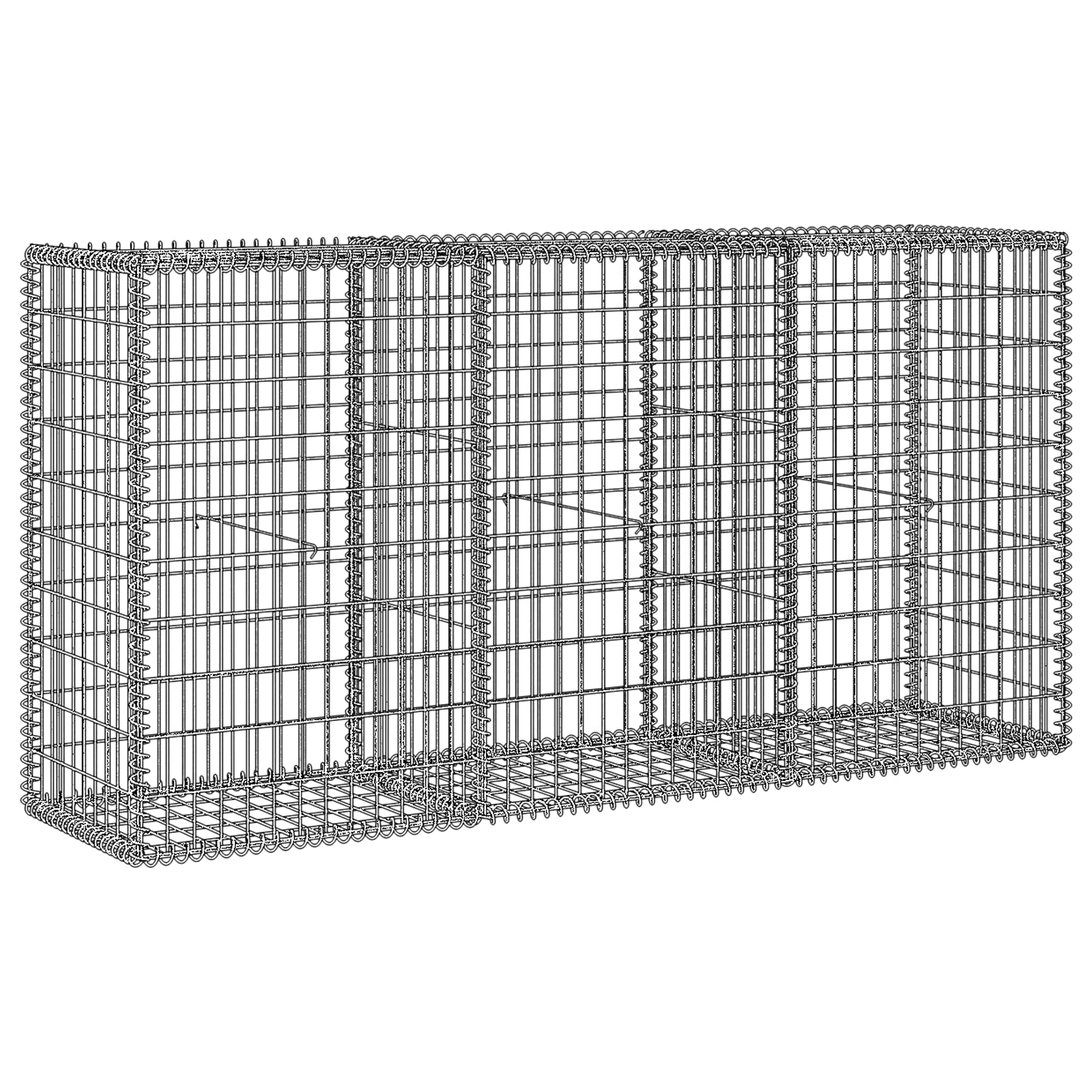 vidaXL Gabion Basket Steel 78.7