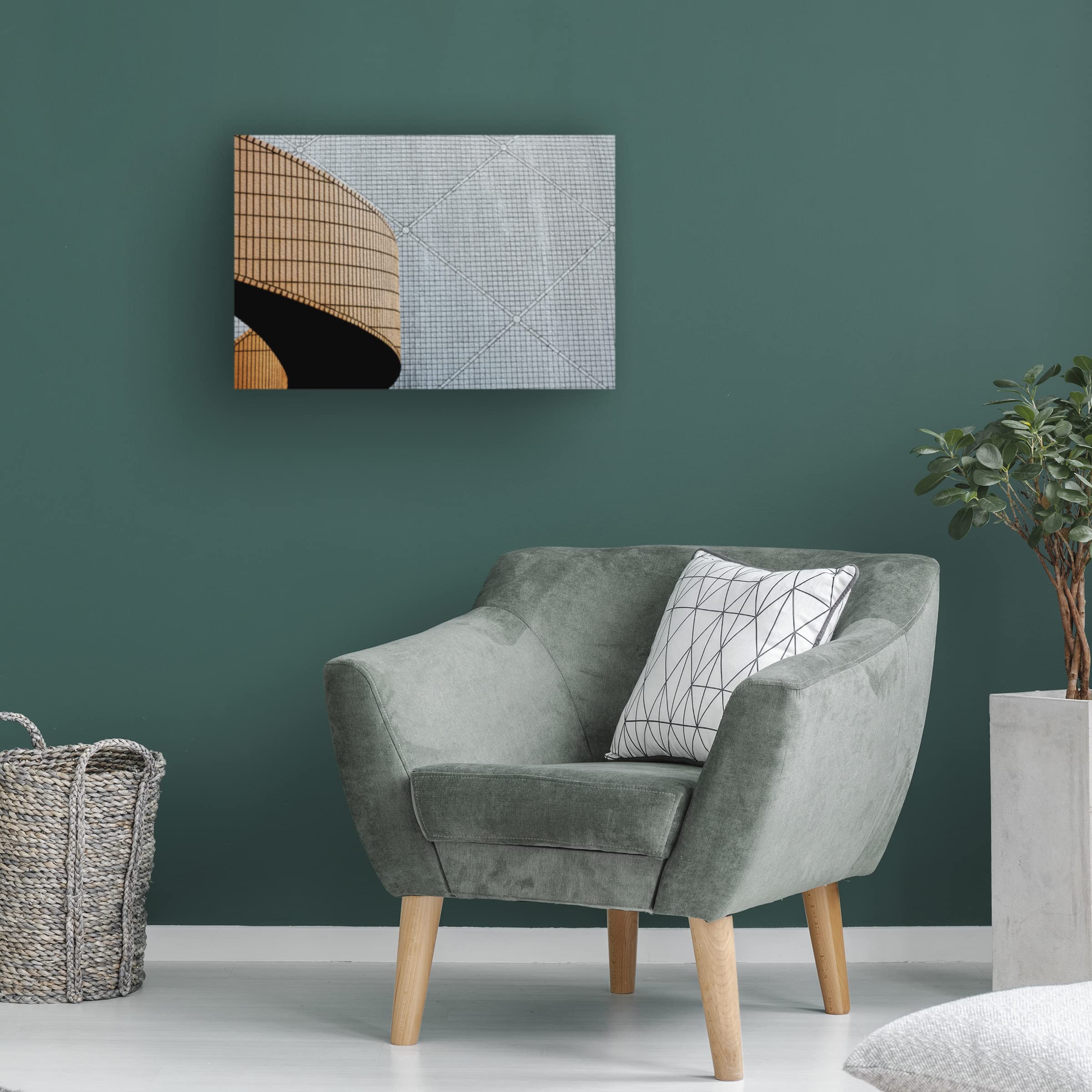 Trademark Fine Art 'Urban Texture Hong Kong' Canvas Wall Art by Arnon Orbach - Modern Cityscape Painting for Living Room, Office & Home Decor
