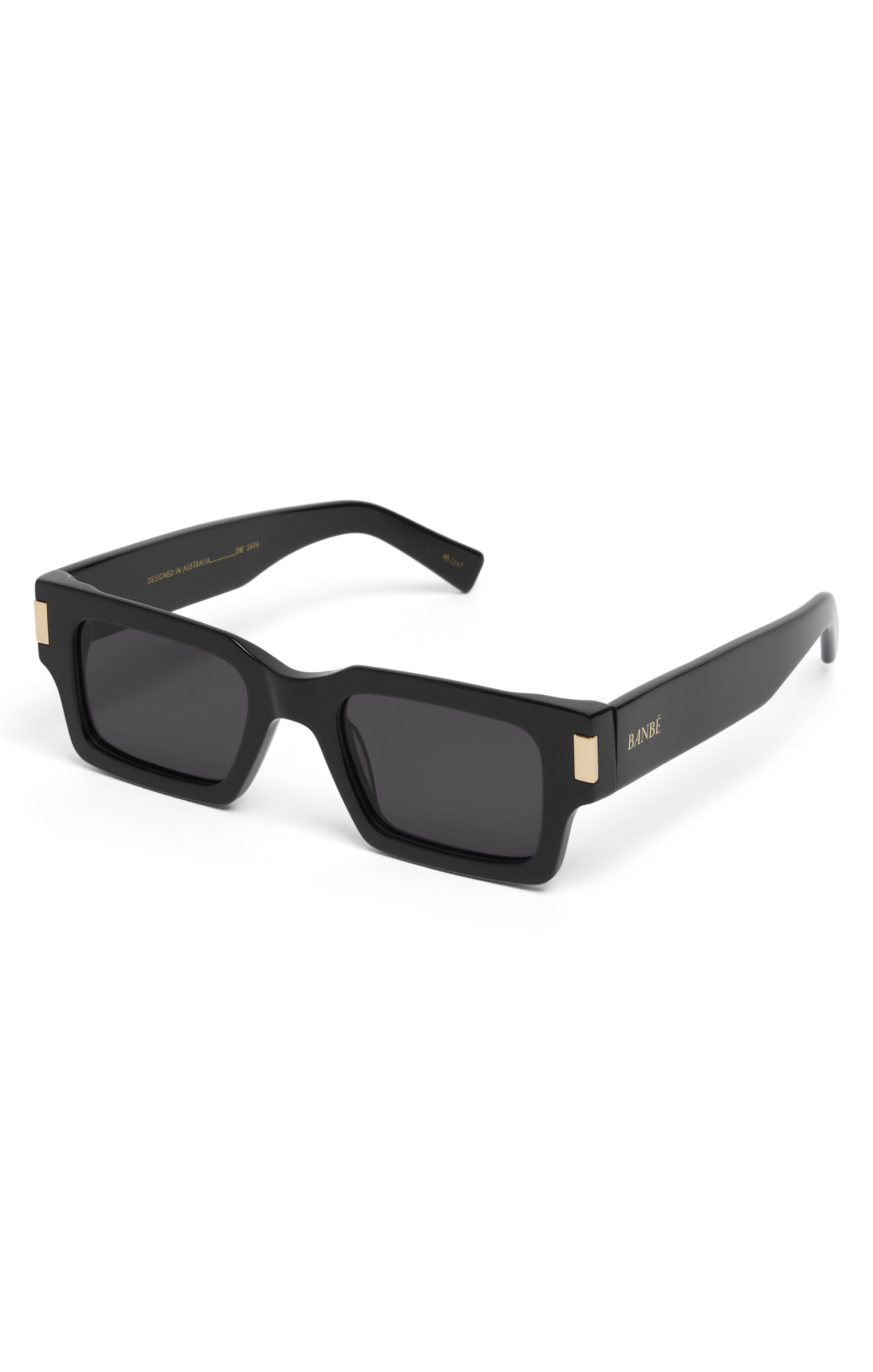 Banbè The Sara Sunglasses for Women - Classic Black UV Protection Shades for Driving, Beach & Outdoor Activities