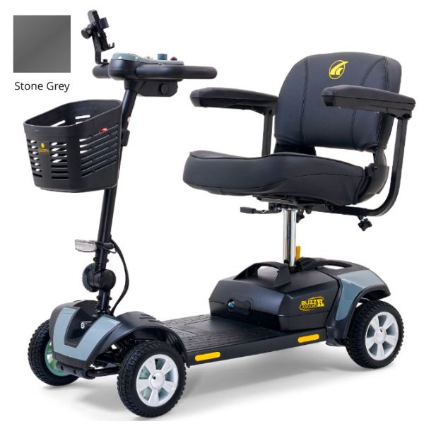 Golden Technologies Buzzaround XL 4-Wheel Mobility Scooter for Adults - Lightweight Electric Scooter with Comfortable Seat & Long Battery Life - Ideal for Shopping, Travel & Outdoor Activities