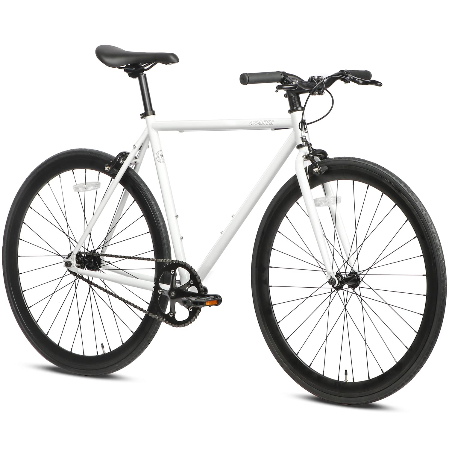 AVASTA Single-Speed Fixed Gear Fixie Bike for Urban Commuting - Lightweight Flip Flop Hub Bicycle with Multiple Color Options | Perfect for City Riding, Exercise & Hipster Lifestyle