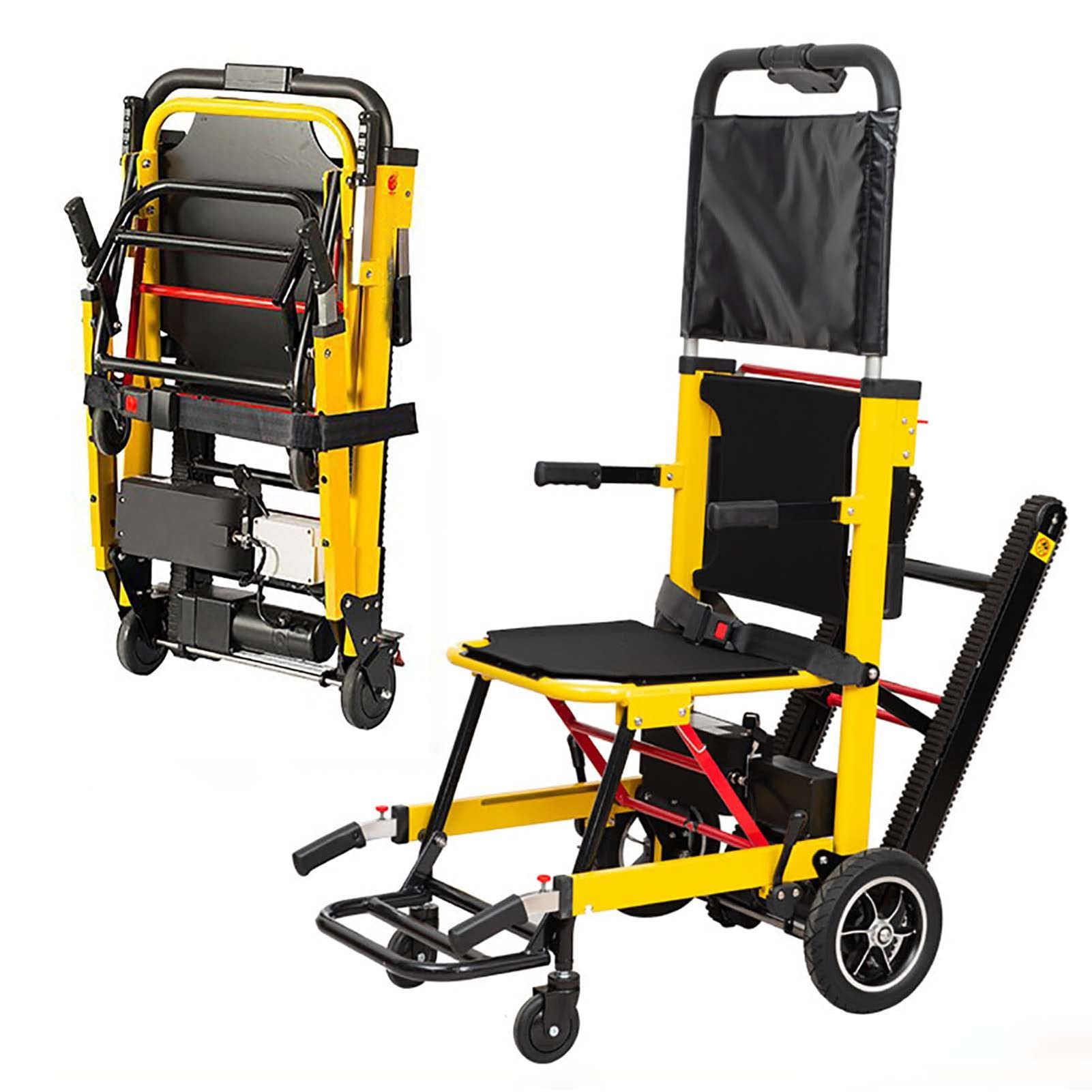 Electric Stair Climbing Wheelchair - Portable Folding Mobility Aid with 380Lb Weight Capacity | Medical Stair Lift Assist for Seniors & Disabled | Perfect for Home, Hospital & Outdoor Use
