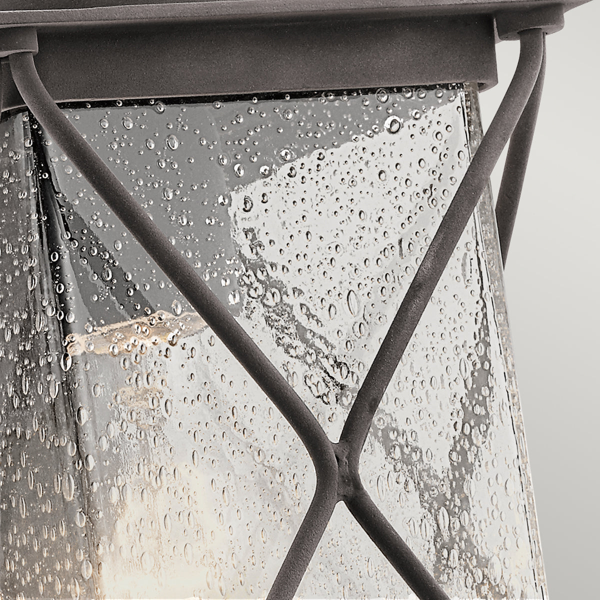 Argyle Small/Medium Wall Lantern - Weathered Zinc Finish Outdoor Light Fixture for Porch, Patio & Garden Decor