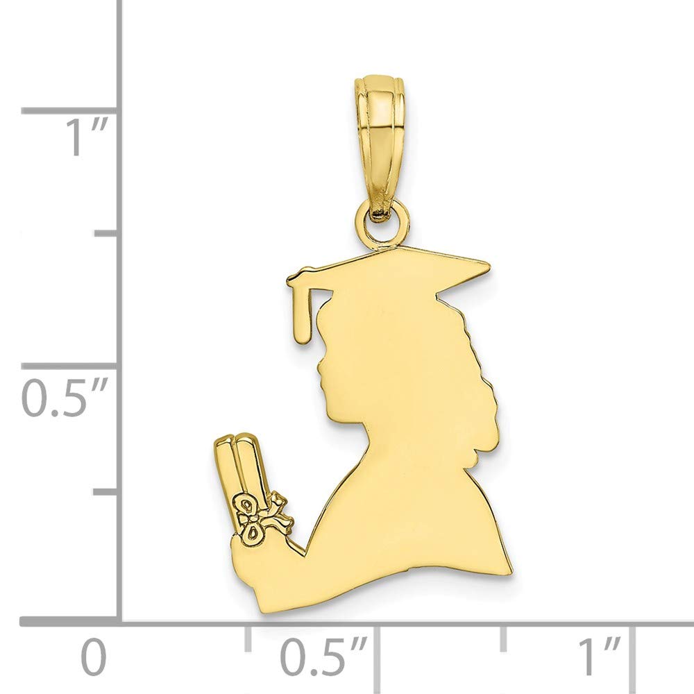 10K Yellow Gold Small Charm Necklace with 18