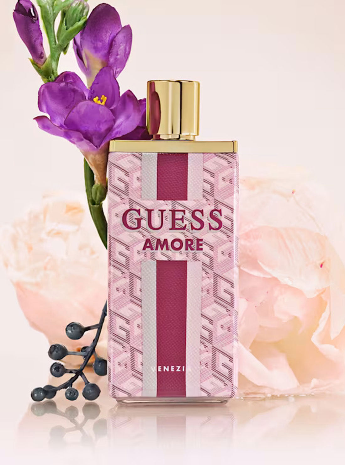 GUESS Amore Venezia Eau De Toilette for Women, 100ml Floral Fragrance - Perfect for Date Nights & Special Occasions
