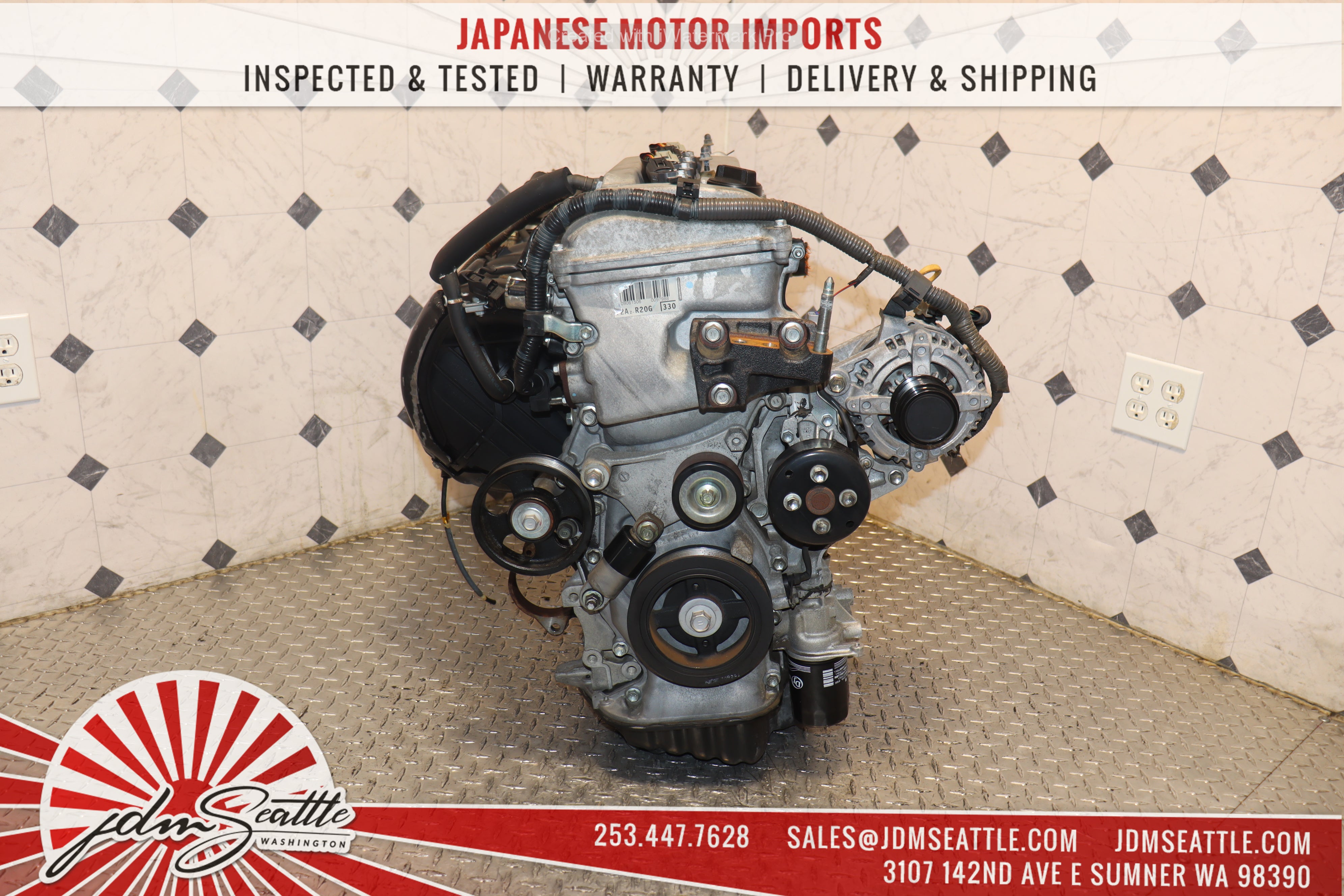 2006-2008 Toyota RAV4 2.4L 2AZ-FE DOHC Engine Replacement - Compatible with JDM Models - Perfect for Performance Upgrades & Engine Rebuilds