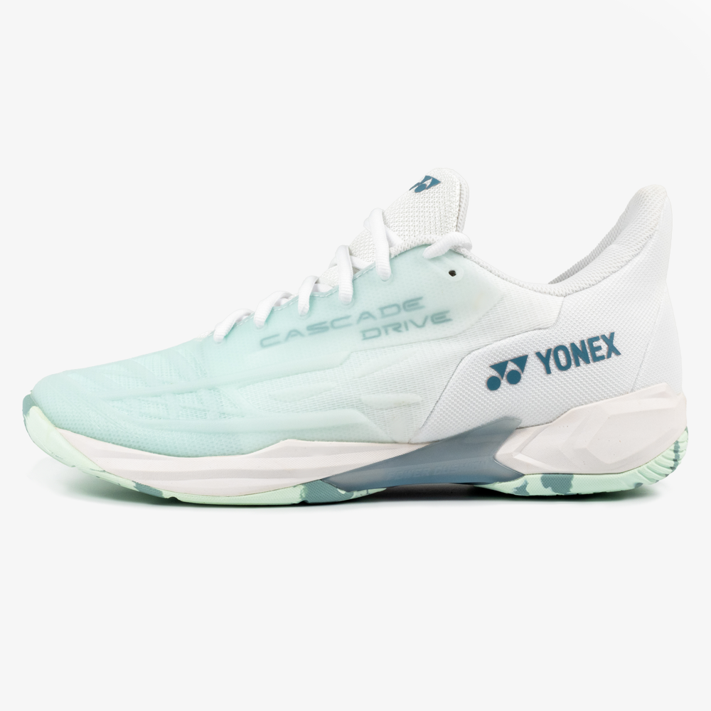 Yonex Cascade Drive 2 Tennis Shoes - White/Green - Lightweight Comfort for Men & Women - Perfect for Court Play & Casual Wear