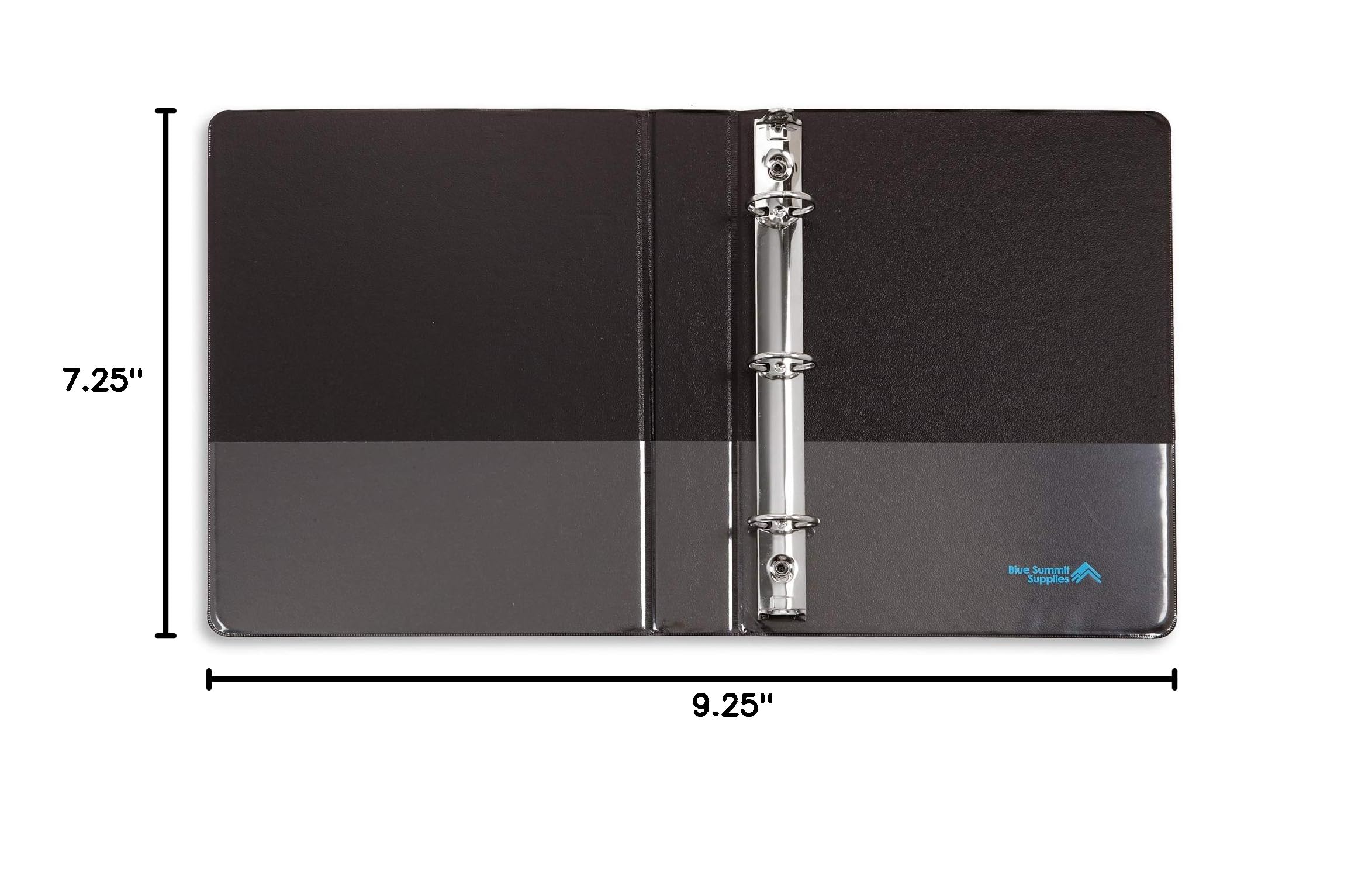 Blue Summit Supplies 6-Pack Mini 3-Ring Binders (1 Inch) - Small Size for 5.5