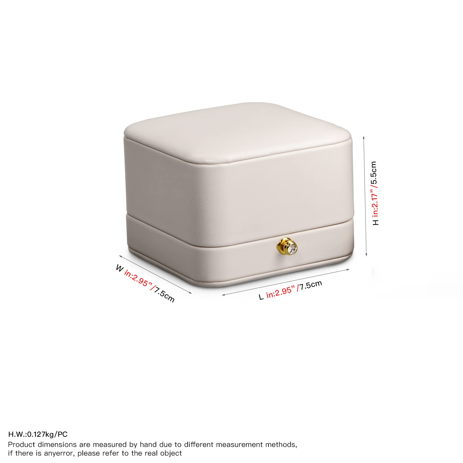 Elegant PU Leather Jewelry Box for Necklace & Pendant - Premium Gift Packaging for Jewelry Storage, Wedding Gifts & Travel Organizer