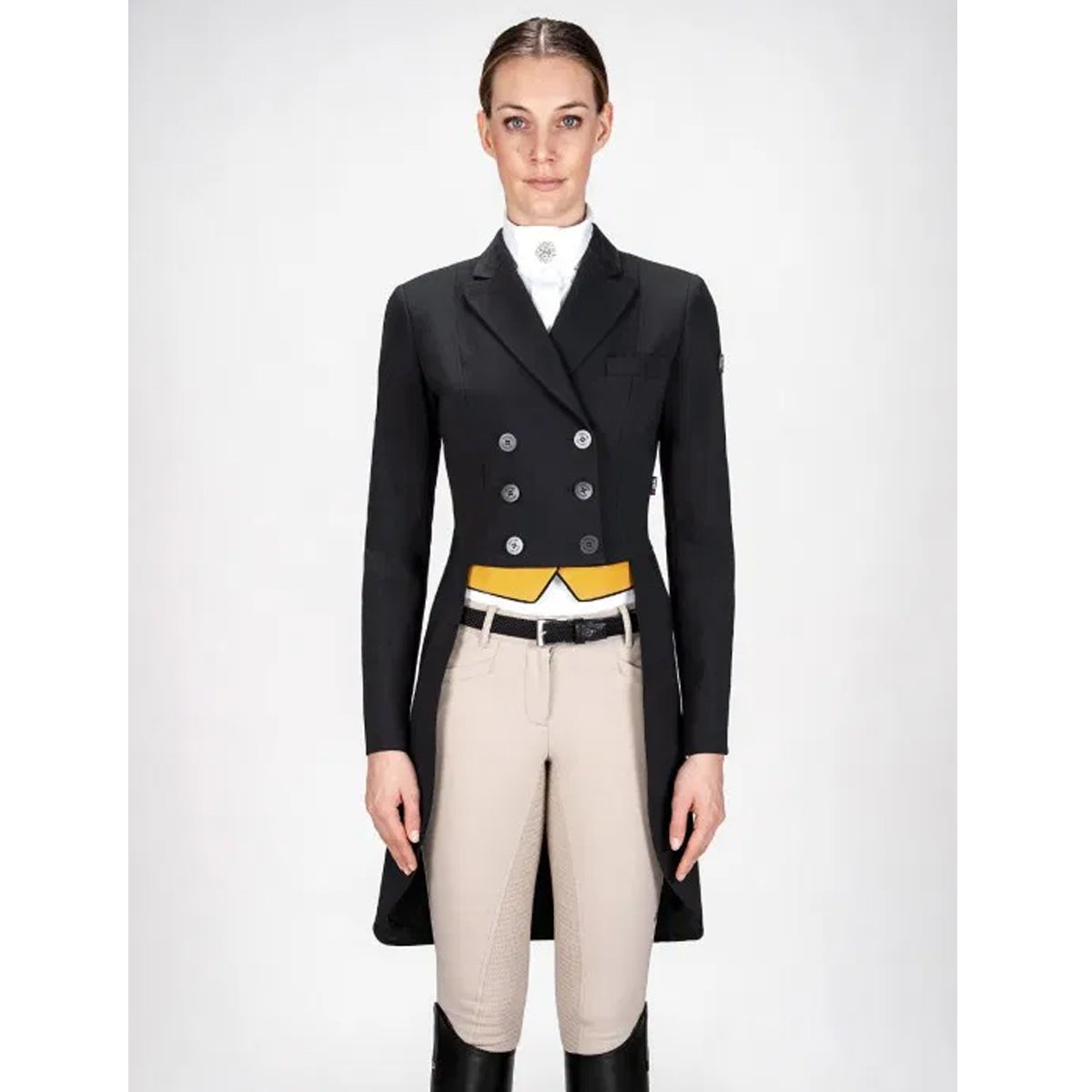 Equiline Women's MacKenzie Hunter Shadbelly Show Coat - Elegant Equestrian Riding Jacket for Horse Shows & Dressage Competitions - Perfect for Professional Riders & Hunt Seat Events