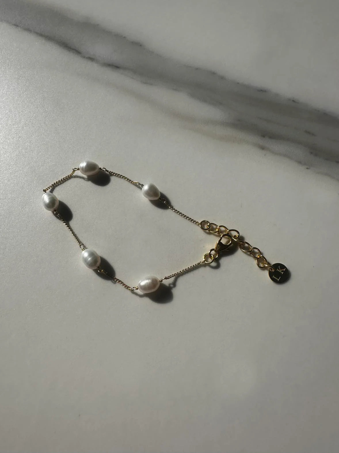 Lola Knight Faith Pearl Bridal Bracelet - Elegant Gold Pearl Bracelet for Wedding, Bridal Shower & Special Occasions