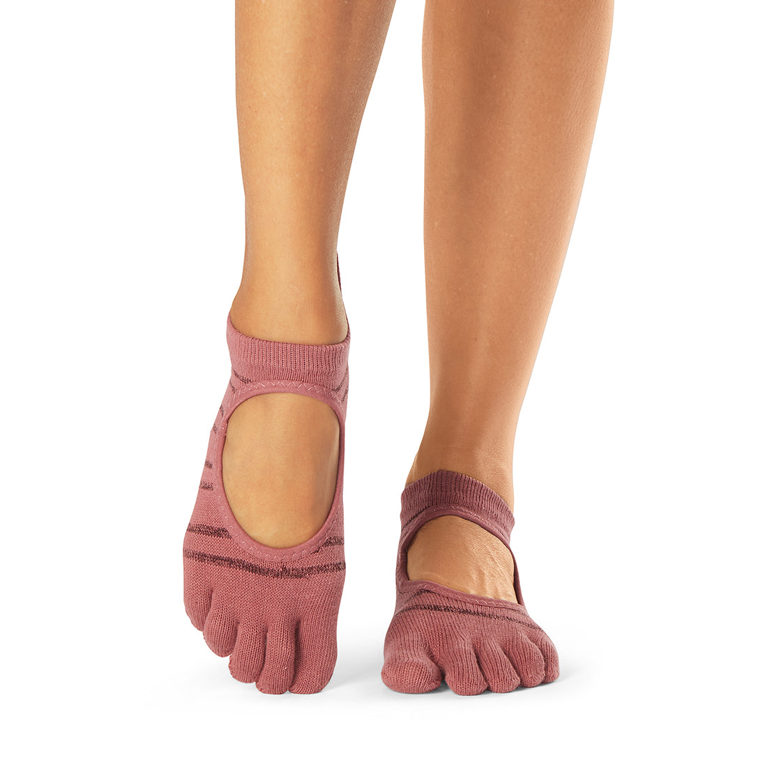 ToeSox Bellarina Grip Socks - Non-Slip Yoga Socks for Ballet, Pilates & Dance - Fall Collection 2023 - Perfect for Studio Workouts & Barre Classes