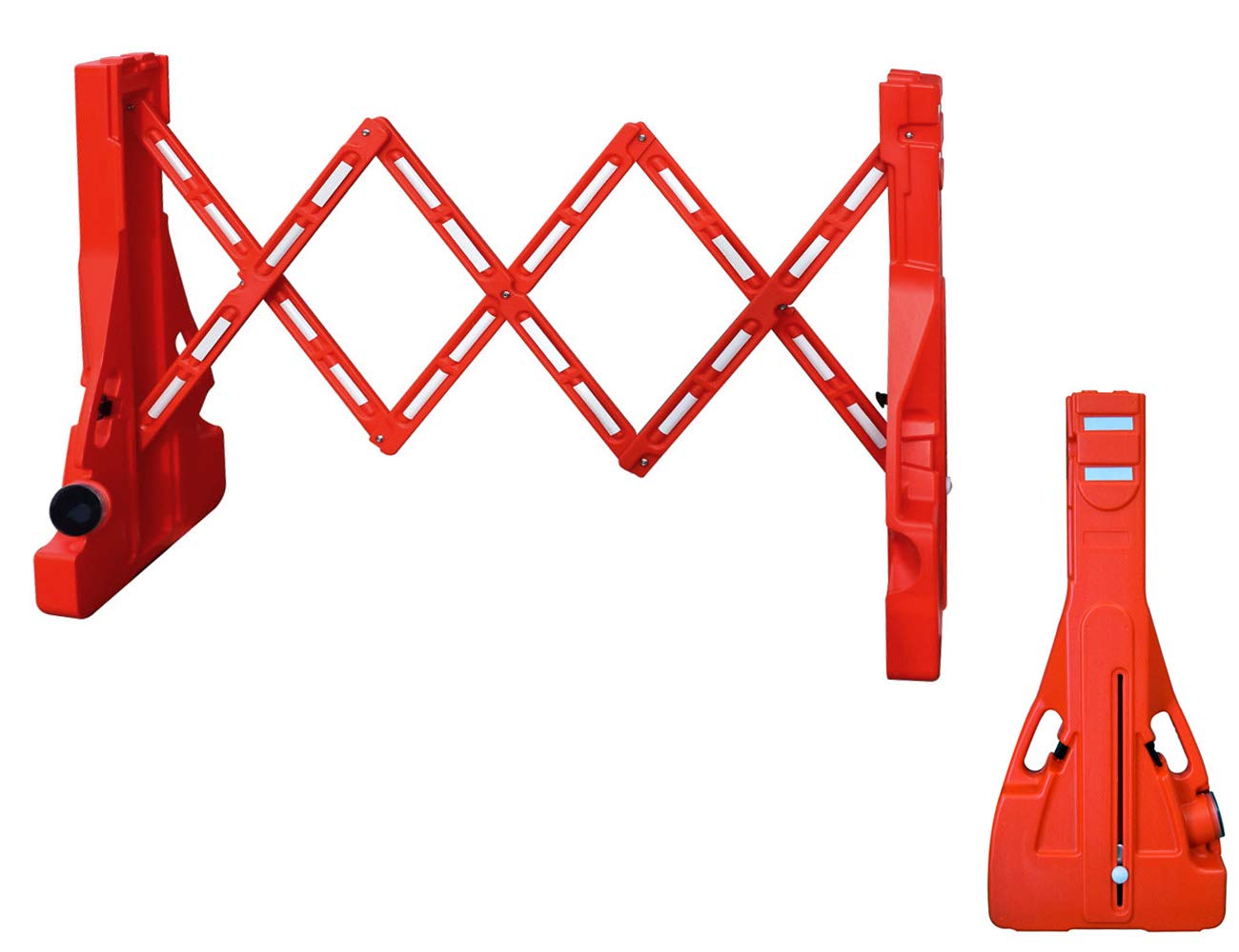 Expandable Safety Gate - 7.5ft Portable Barrier for Crowd Control & Child Safety (3.5ft Height) - Ideal for Events, Construction Sites & Home Protection