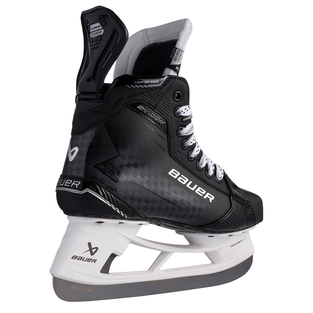 Bauer Supreme Shadow Intermediate Ice Hockey Skates - Lightweight Performance Skates for Youth & Adults - Perfect for Competitive Games & Practice Sessions