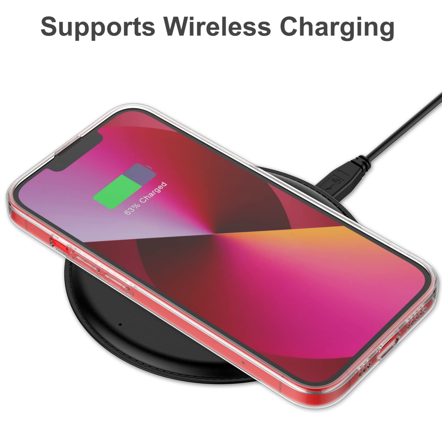 Shamo's Ultra Slim Clear TPU Case for iPhone 14 Plus - Shockproof, Anti-Yellowing, Scratch-Resistant with Camera Protection | Wireless Charging Compatible & Enhanced Grip | Perfect for Daily Use, Outdoor Activities & Travel Protection