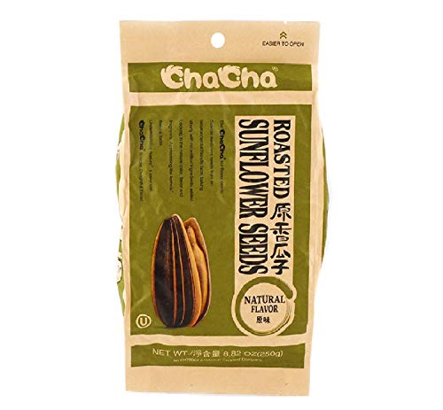 Cha Cha Roasted Sunflower Seeds 250g (8 Bags) | 100% Natural, No Additives | Perfect for Snacking, Hiking & Road Trips