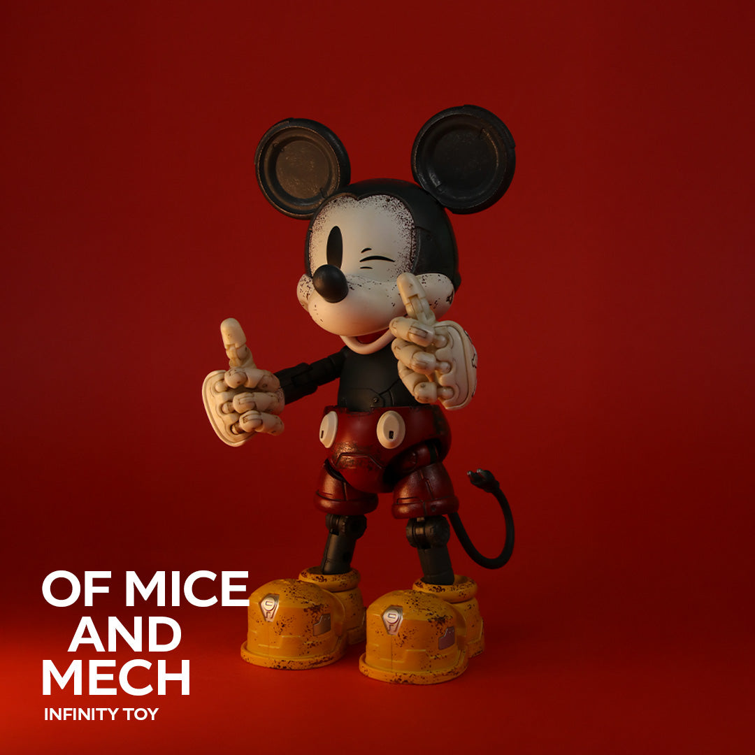 Heat Bubby Figure Mecha Mickey Mouse OB Version - Collectible Robot Anime Toy for Disney Fans, Perfect for Display, Gifts, and Cosplay