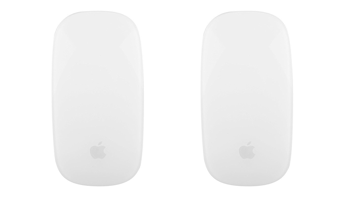 Apple Magic Mouse 2 MLA02LL/A Wireless Rechargeable Mouse - 2 Pack Silver (Refurbished) for MacBook, iMac, iPad - Perfect for Office, Design & Home Use