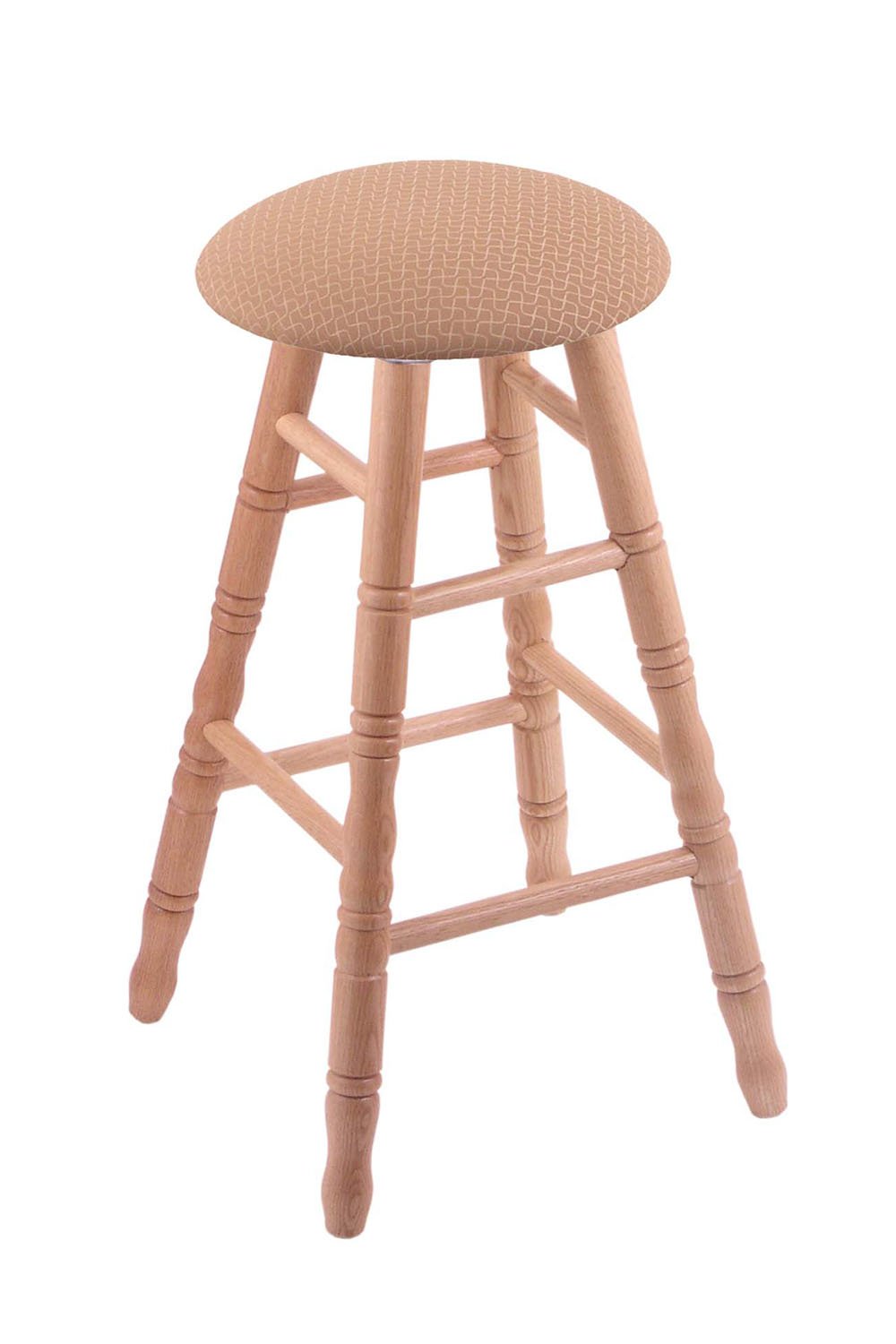 Natural Oak Bar Stool with Comfortable Axis Summer Seat - Perfect for Kitchen Islands, Breakfast Bars & Outdoor Entertaining