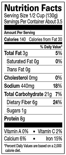 Organic Amy's Refried Black Beans - Gluten Free, Vegetarian, Non-GMO, 15.4 oz Canned Beans (Pack of 12) - Perfect for Tacos, Burritos & Healthy Mexican Meals