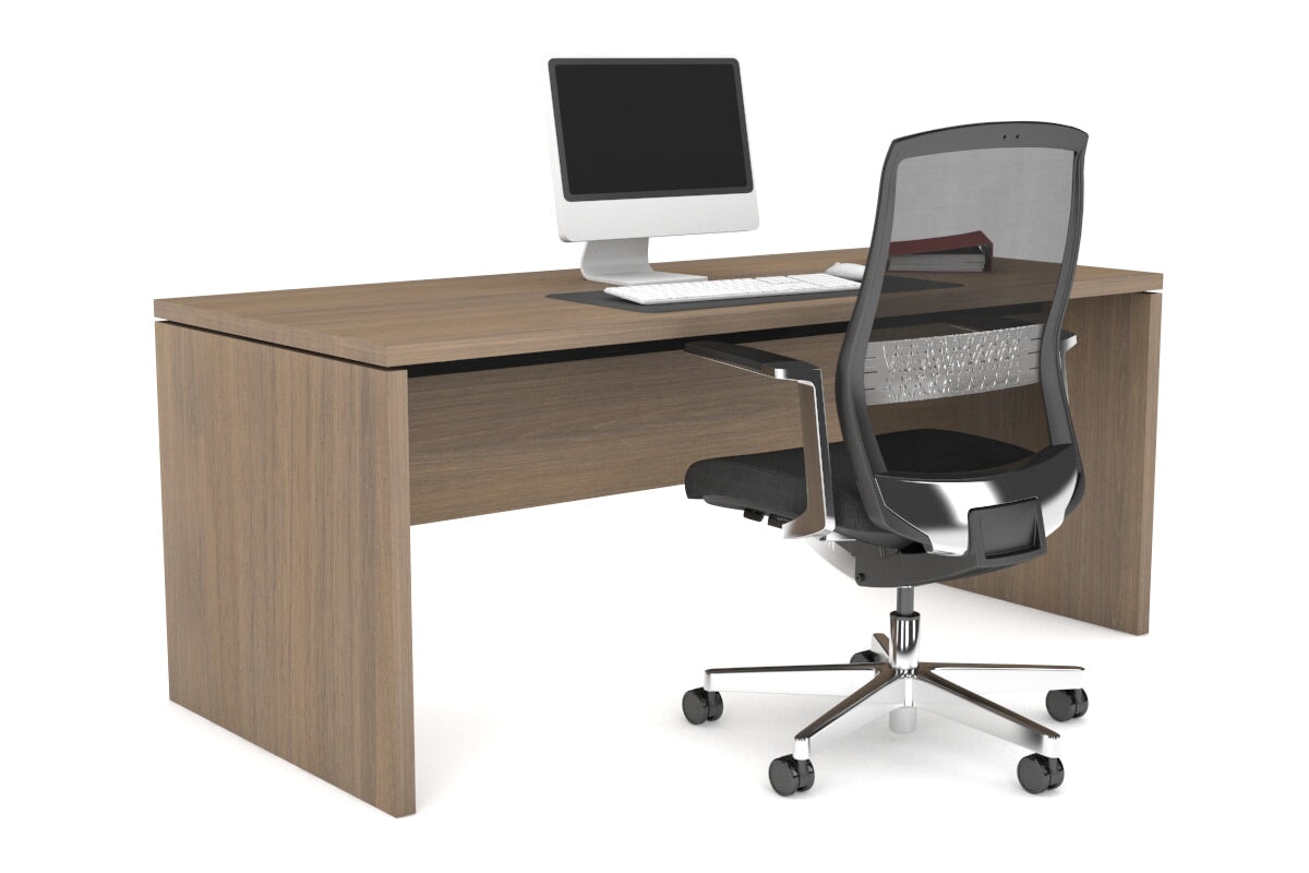 Modern Executive Straight Desk - Sleek Office Desk for Professionals | Perfect for Home Office, Corporate Workspace & Study Room