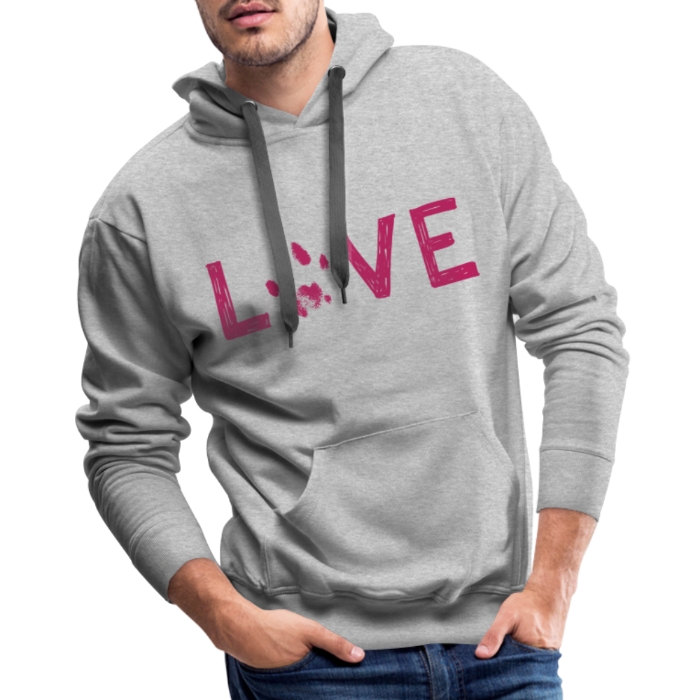 Love Pawprint Classic Premium Hoodie - Soft & Cozy Pet Lover Sweatshirt for Women & Men - Perfect for Casual Wear, Gifts, and Matching Outfits with Your Dog