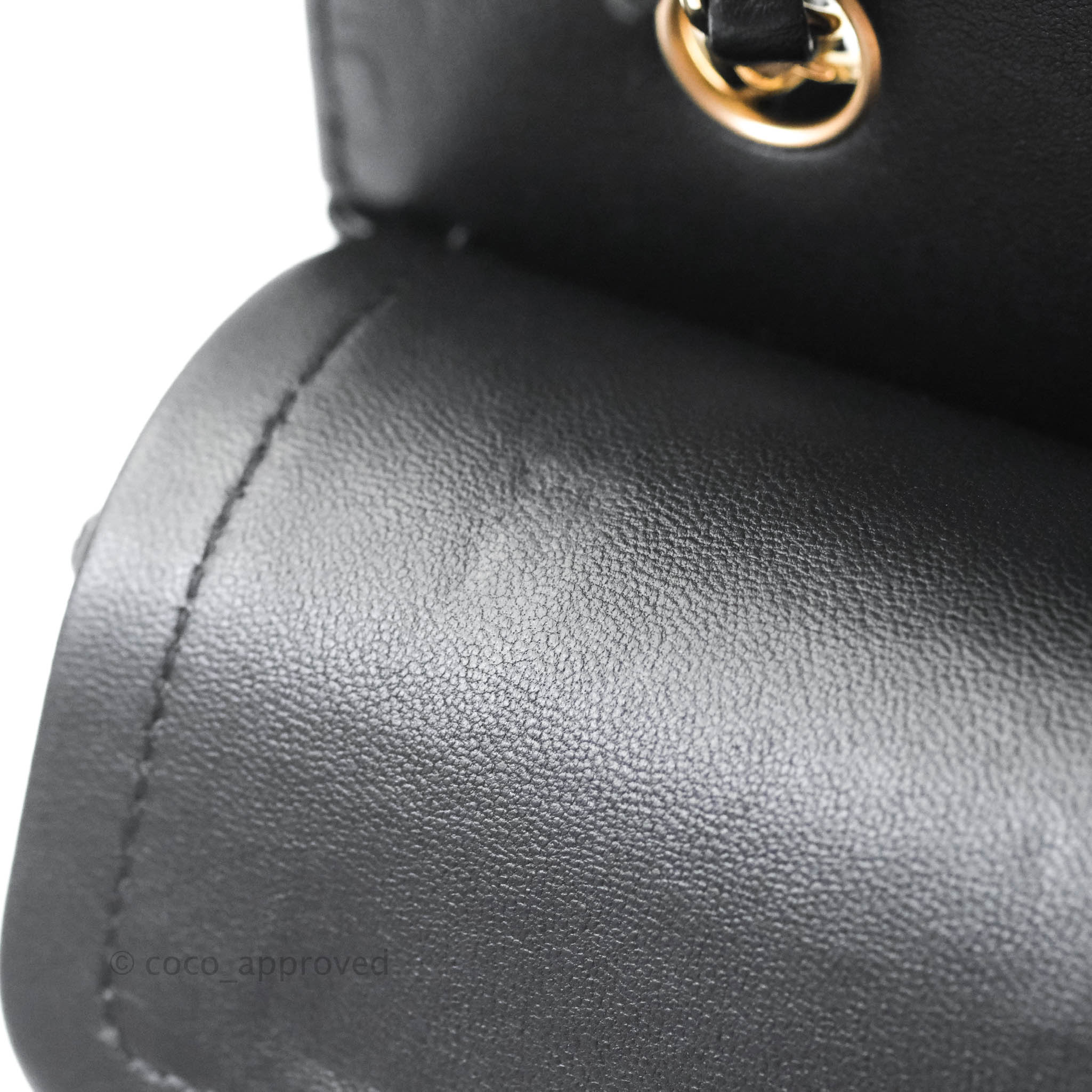 Chanel Classic Chevron Small Medium Double Flap Bag - Black Lambskin Leather with Gold Hardware | Luxury Handbag for Women, Perfect for Parties, Dates & Everyday Elegance