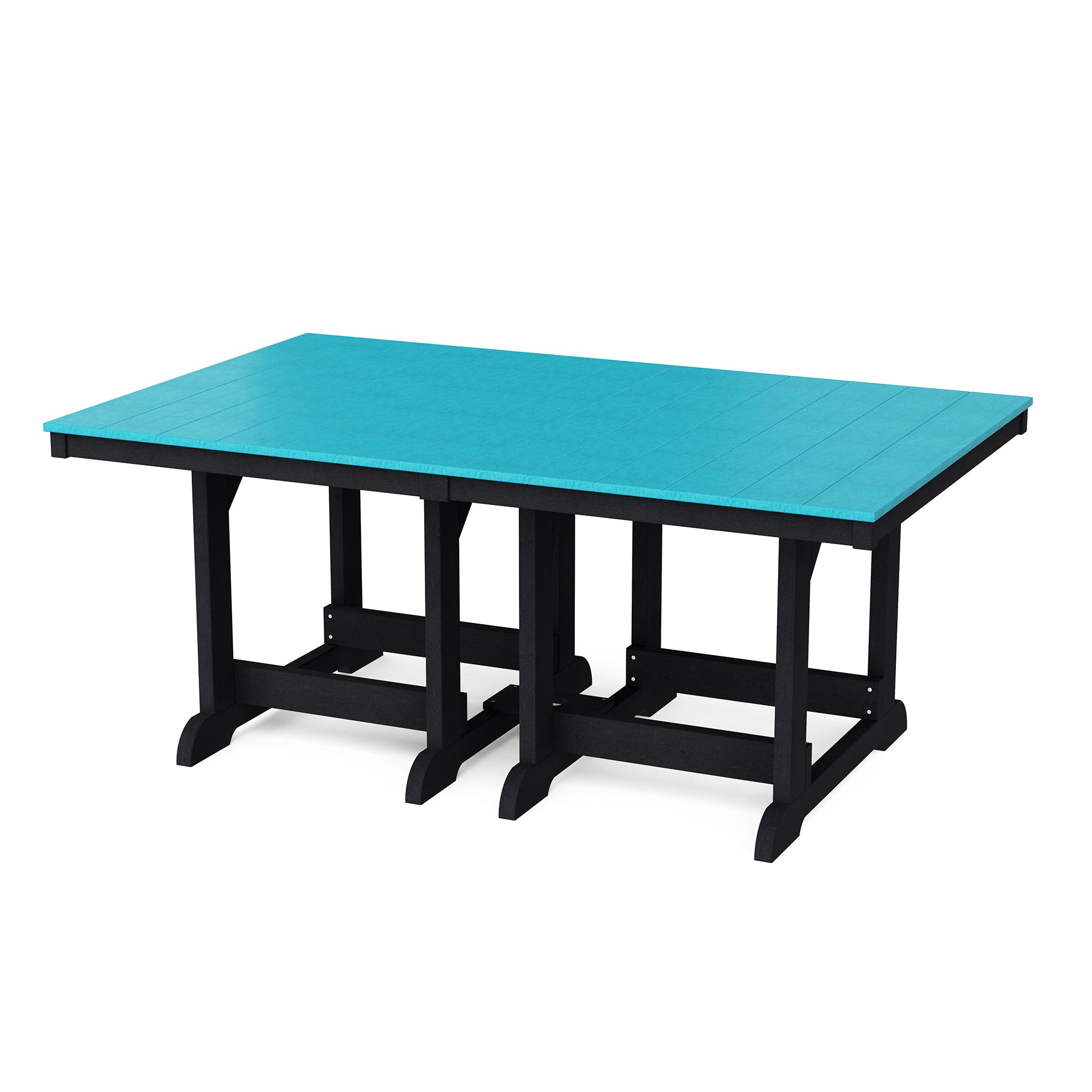 Heritage 44x72 Inch Solid Wood Dining Table - Rustic Farmhouse Style for Kitchen, Dining Room & Outdoor Entertaining