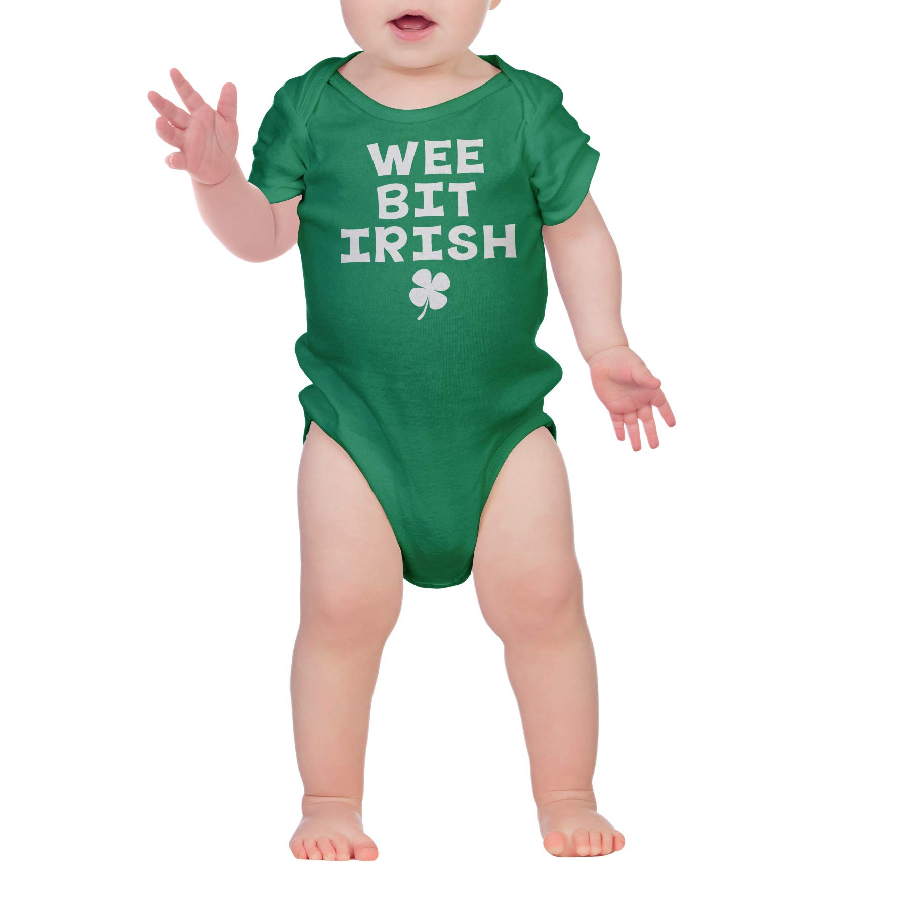 St. Patrick's Day Baby Onesie - Funny 'Wee Bit Irish' Infant Shirt for Boys & Girls | Cute Irish-Themed Outfit for Holiday Photos & Celebrations