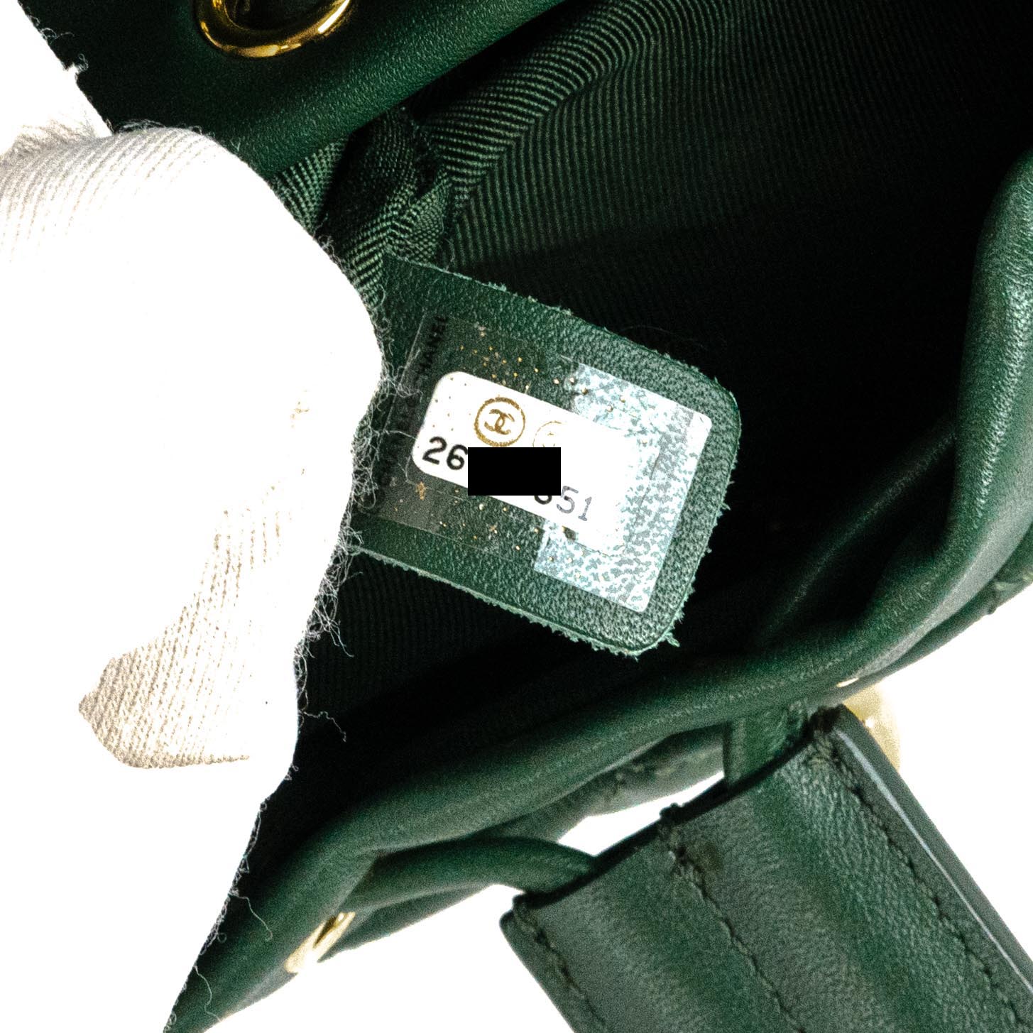 Chanel Metalasse Backpack Green 26 Series - Luxury Designer Backpack for Women, Fashionable & Durable - Perfect for Travel, Work & Everyday Use