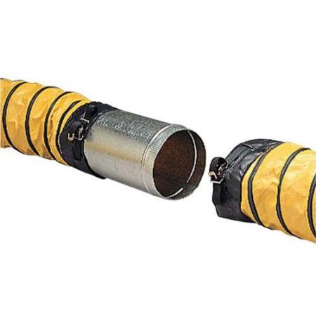 Allegro 9500-01-8 Duct to Duct Connector - HVAC Fittings for Air Duct Systems | Perfect for Home & Commercial Ventilation Installation