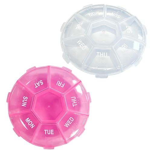 2* Round (White+pink)