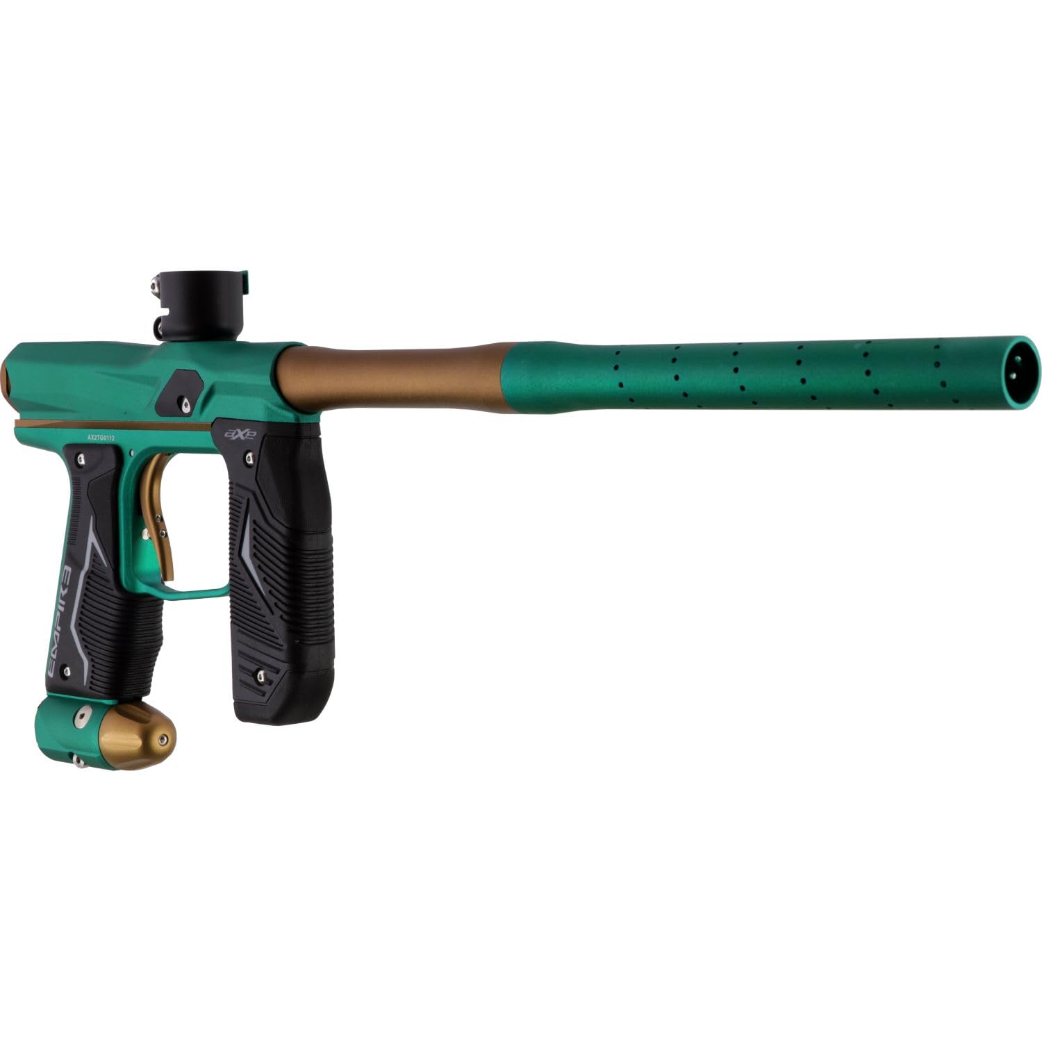 Empire Axe 2.0 Paintball Marker - Dust Silver & Dust Gold | Professional Paintball Gun for Adults | Tournament & Woodsball Scenarios