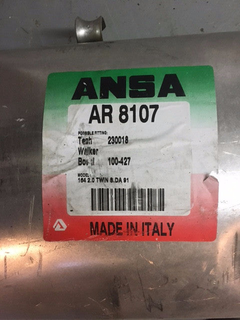 Alfa Romeo 164 Exhaust Center Pipe - High Performance Stainless Steel Replacement Part for 1988-1997 Models | Perfect for Car Restoration & Performance Upgrades