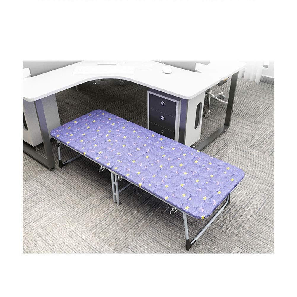 Foldable Adult Bed with Pulley - Portable Wooden Office Nap Bed, Simple Design, Gray Color, 65cm - Perfect for Small Spaces, Guest Rooms & Office Napping