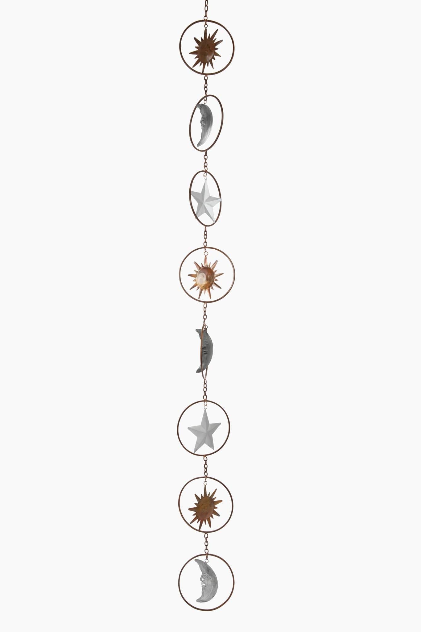 Celestial Ornament - Elegant Handmade Star & Moon Decor for Home, Bedroom, Nursery & Wedding - Perfect for Wall Hanging, Christmas Tree, Gift & Boho Decorations