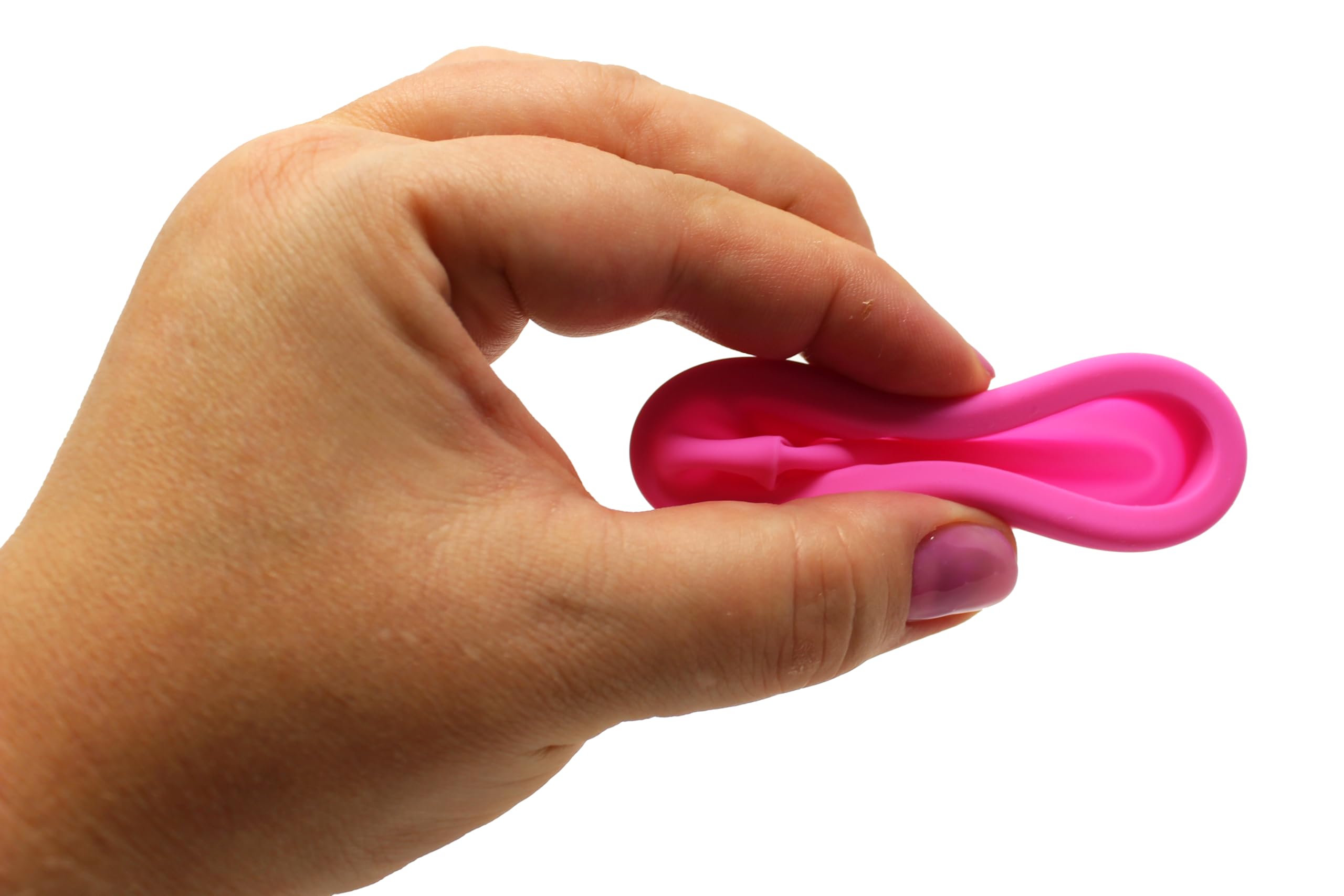 LeyDisk Menstrual Disc for Women - Soft Silicone Reusable Period Cup (Size S, Pink) | Comfortable & Leak-Proof for Active Lifestyles, Swimming, Yoga & Overnight Wear