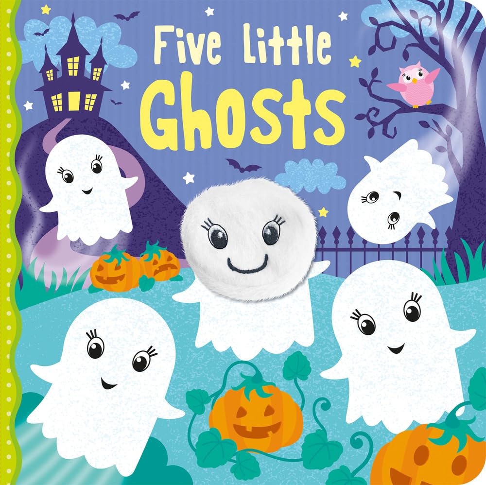 Five Little Ghosts - Interactive Finger Puppet Book for Kids | Halloween Storytime, Bedtime Reading & Early Learning Fun