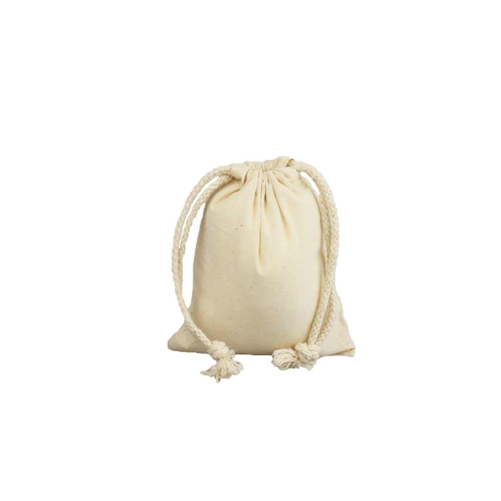 Premium Cotton Muslin Drawstring Bags for Wedding Favors, Party Gifts & Events - 12 Pack (3