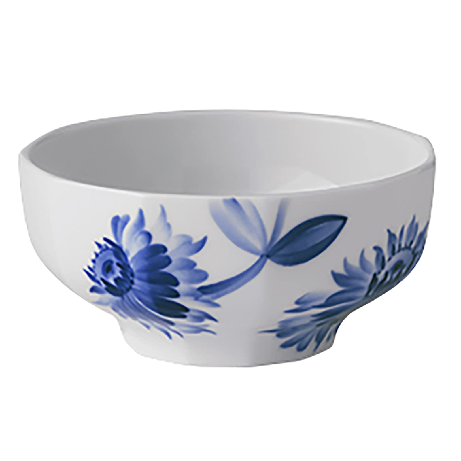 Royal Copenhagen 1028399 Bromst Bowl & Plate Set - 4.3 Inches (11 cm) Zinnia Floral Design - Elegant Wedding Gift & Housewarming Present - Perfect for Dining, Entertaining & Special Occasions