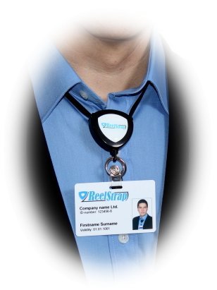 ReelStrap™ - Premium ID Badge Holder with Secure Clip - 25 Pack - Ideal for Work, Conferences & Events - Better Than Badge Reels & Retractable Lanyards
