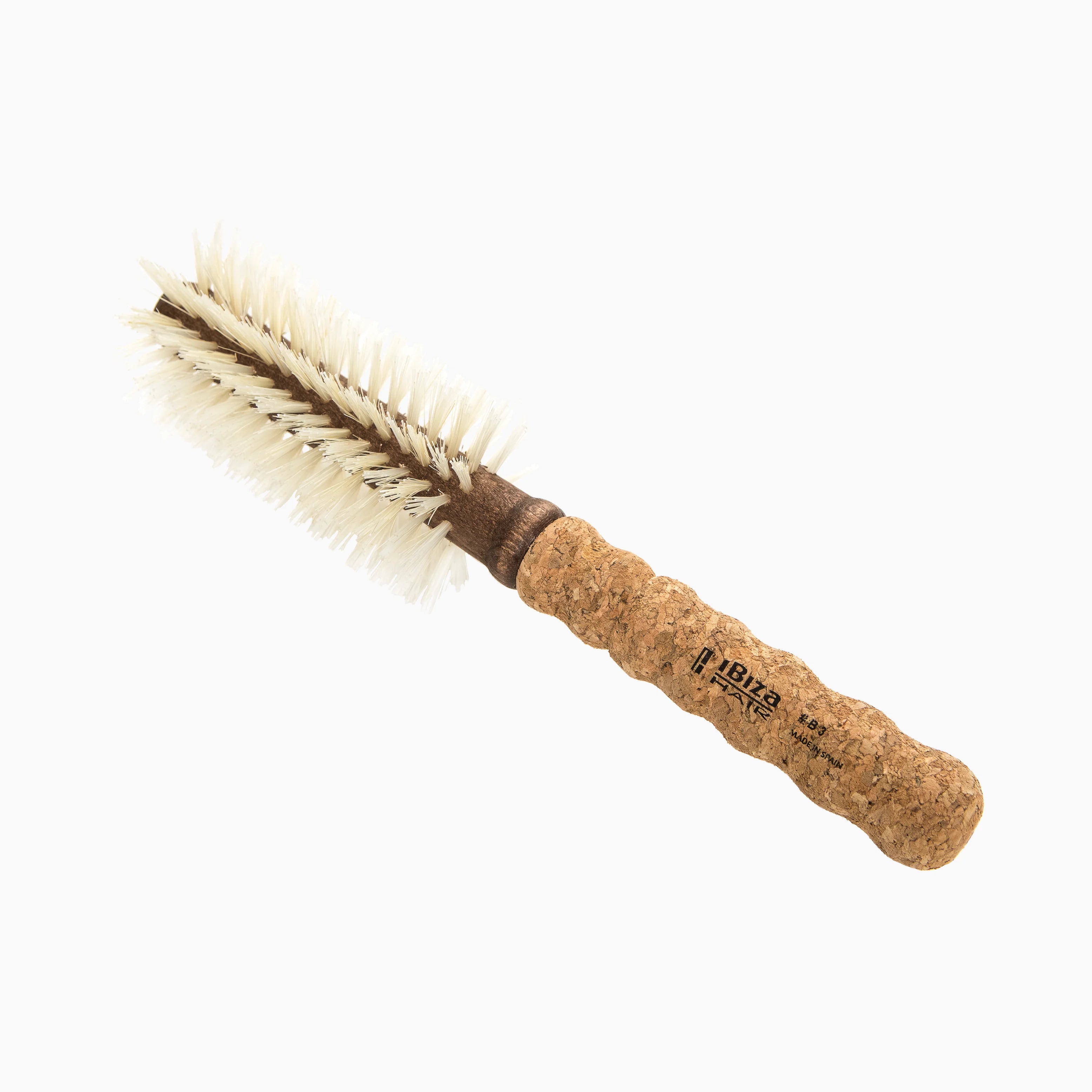 Boar Bristle Hair Brush - B3 Medium 55mm for Smooth & Shiny Hair - Perfect for Detangling, Styling & Scalp Massage at Home or Salon
