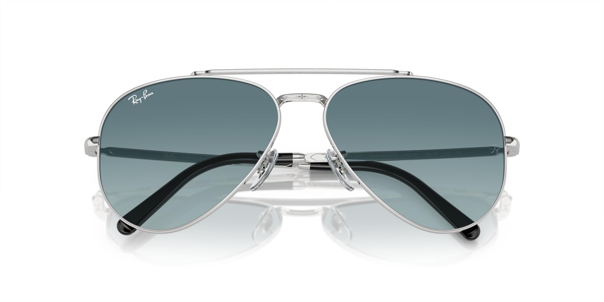 Ray-Ban RB3625 Classic Aviator Sunglasses for Men & Women - UV Protection Polarized Lenses - Stylish Pilot Shades for Driving, Travel & Outdoor Activities