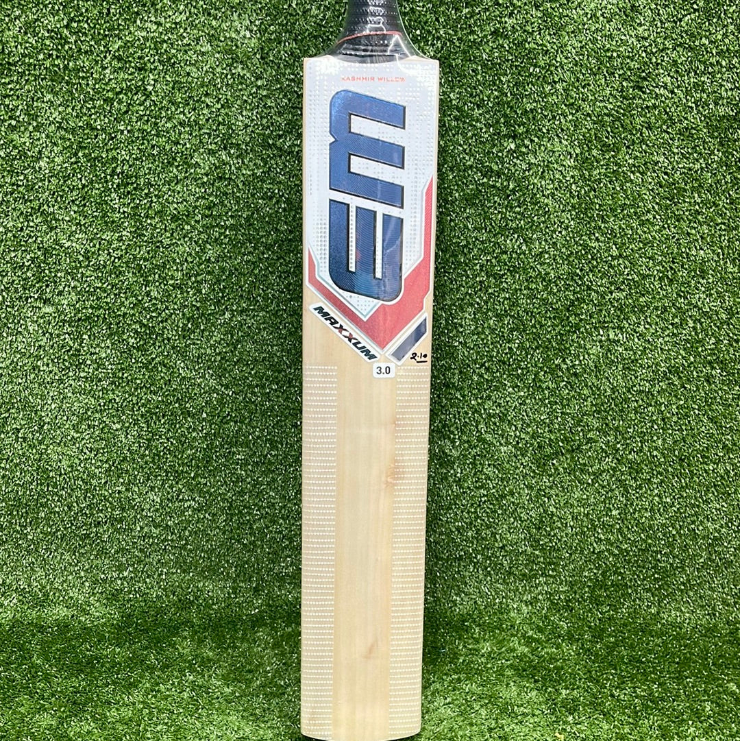 EM Maxxum 3.0 Kashmir Willow Cricket Bat - Premium Lightweight Cricket Bat for Adults & Youth - Perfect for Practice, Matches & Professional Play