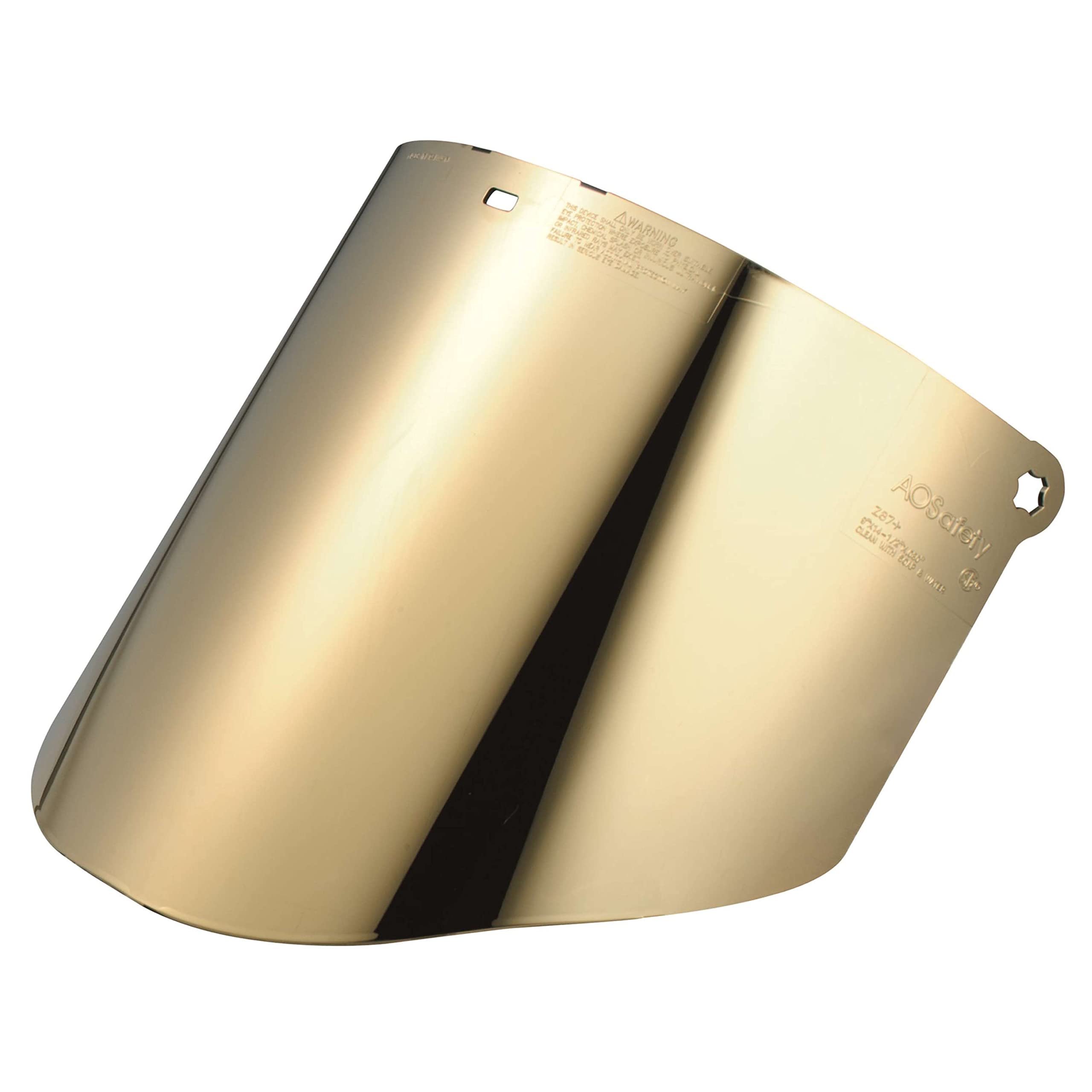 3M Gold-Coated Polycarbonate Medium Green Faceshield WCP96BG - Safety Face Protection Shield (82603-00000) - Pack of 1 - Ideal for Construction, Welding & Industrial Work Safety